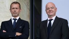 Uefa preparing criminal legal action against Infantino