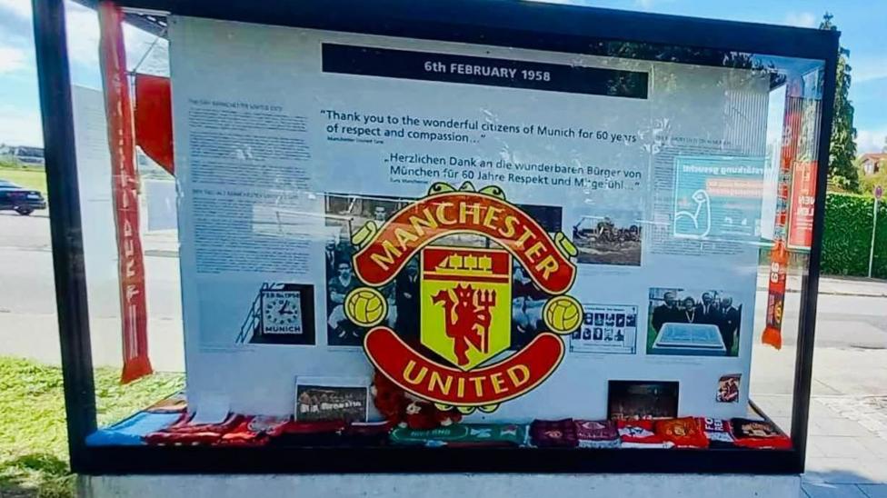 Items stolen from Man Utd Munich air disaster memorial