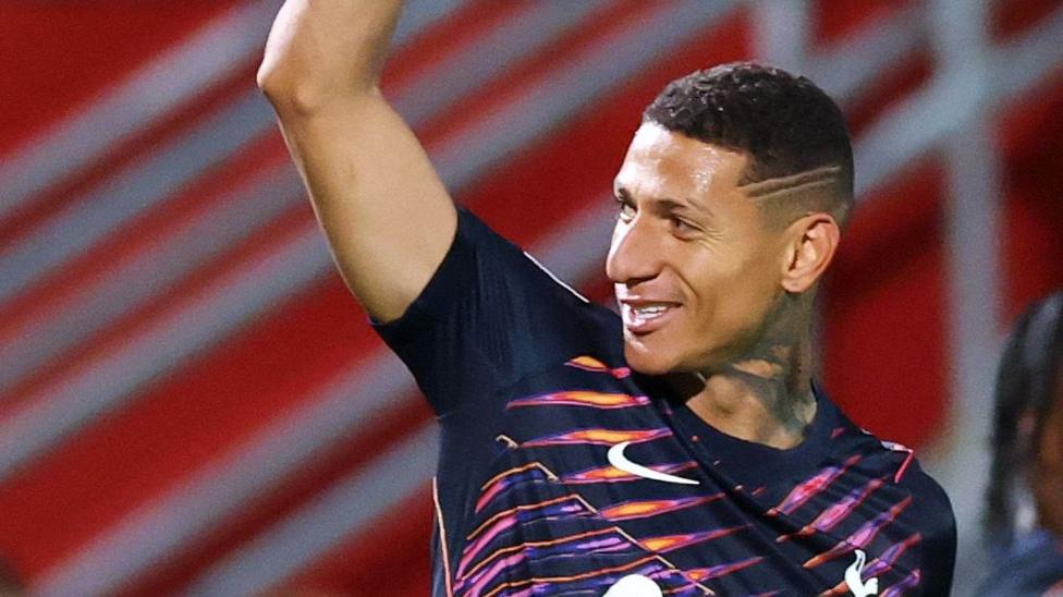 Richarlison scores for Spurs Under-21s in EFL Trophy