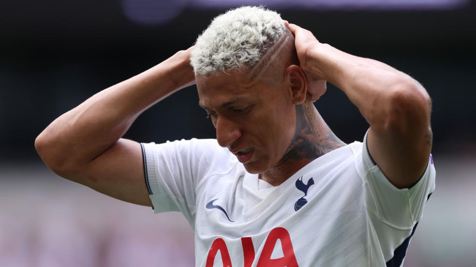 Spurs' Richarlison posts crying emoji after being left out of Liverpool tie