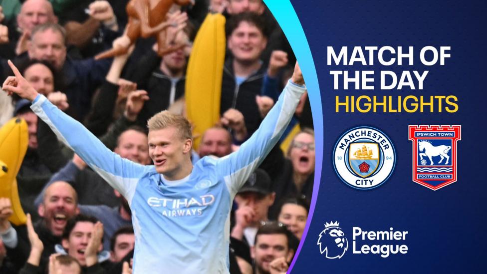Haaland nets double as Man City go six points clear at the top