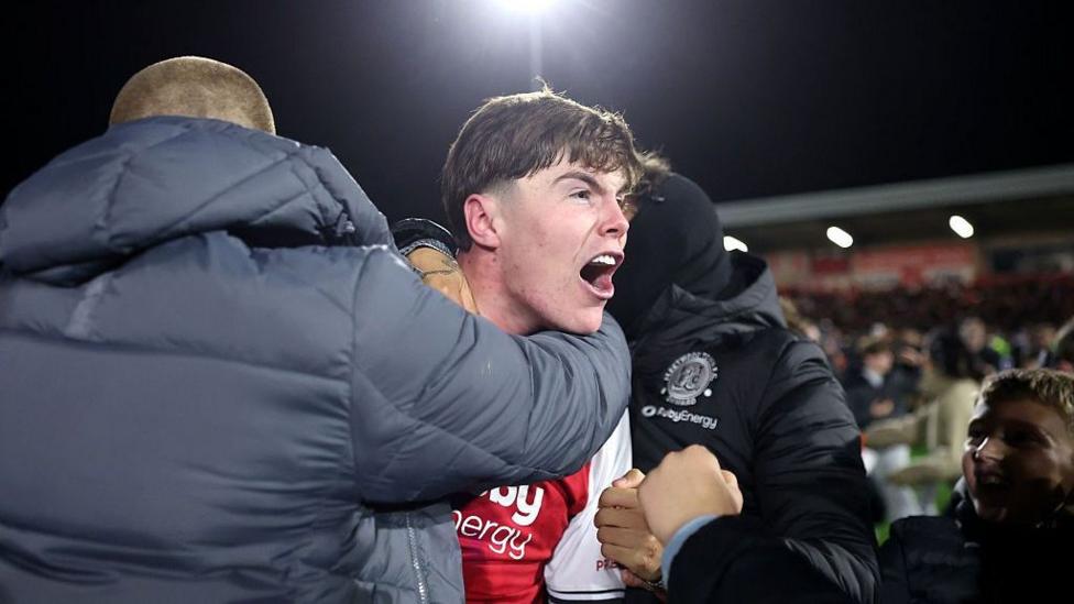 Hero Haughey's 'surreal moment' after Arsenal shock
