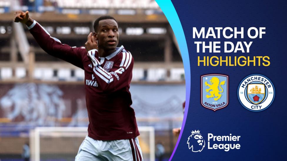Jackson scores twice as Aston Villa end Man City's perfect start