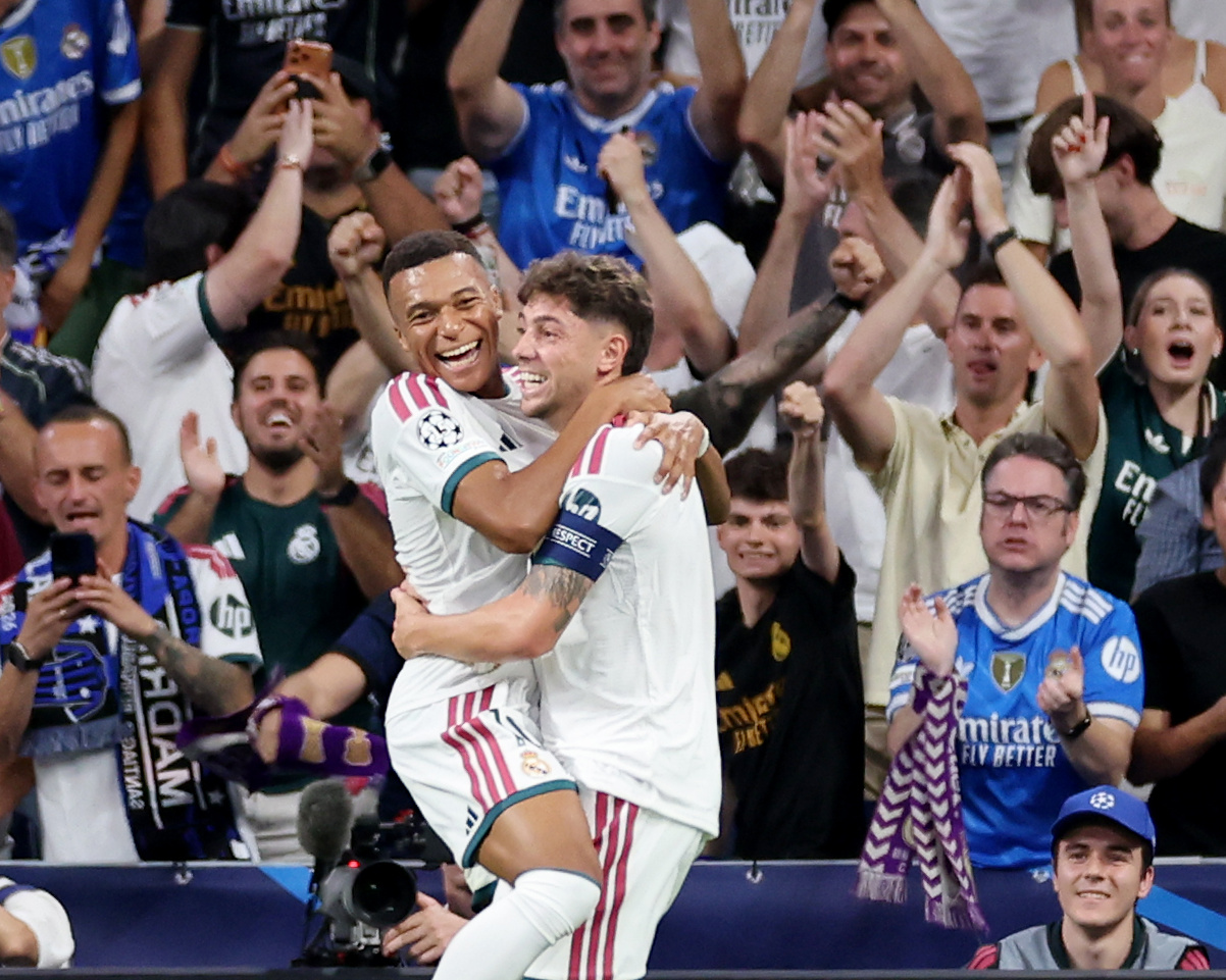 Real Madrid 2-1 Inter, Millwall 0-1 Newcastle: Champions League and Carabao Cup – live