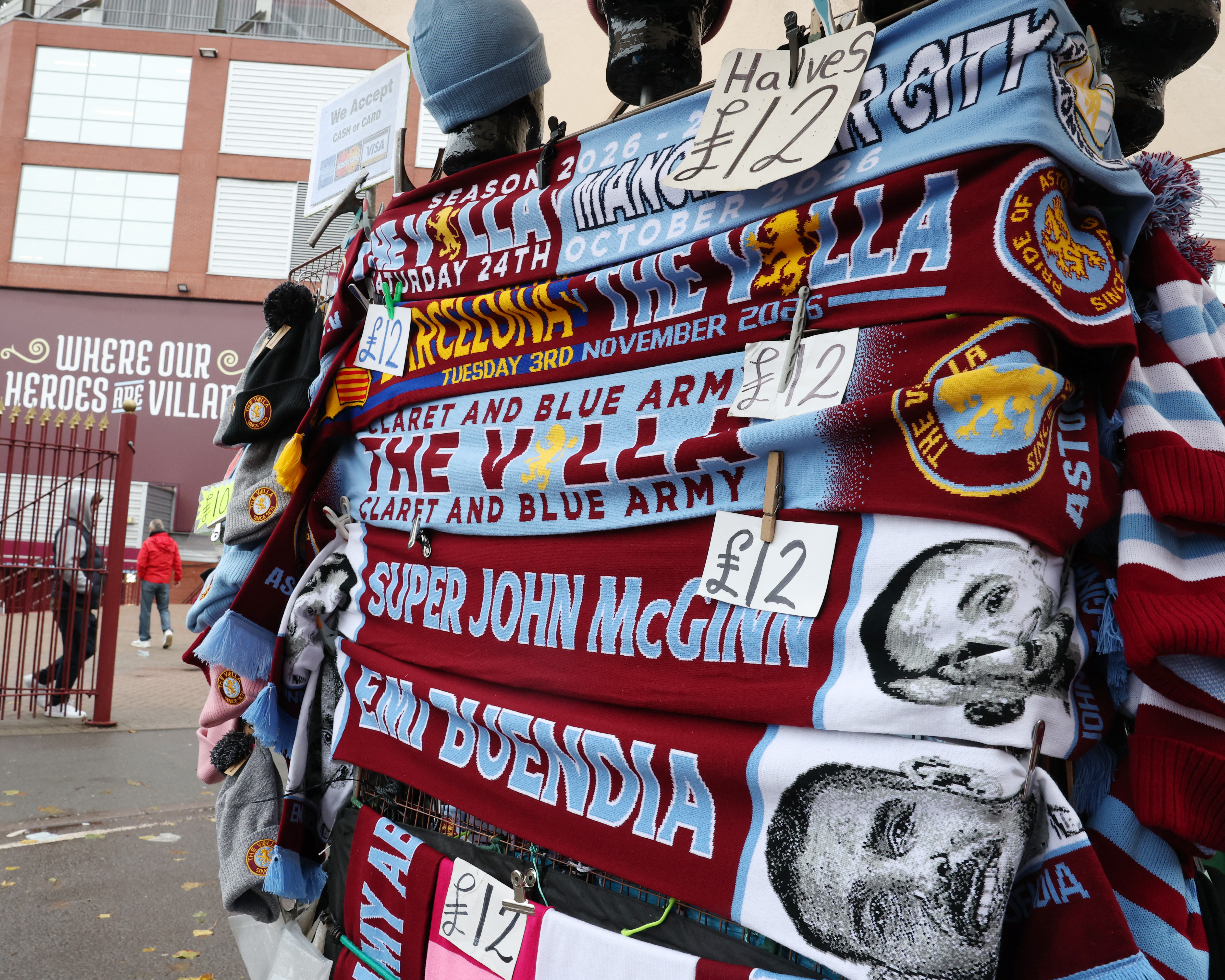 Aston Villa v Manchester City: Premier League – live