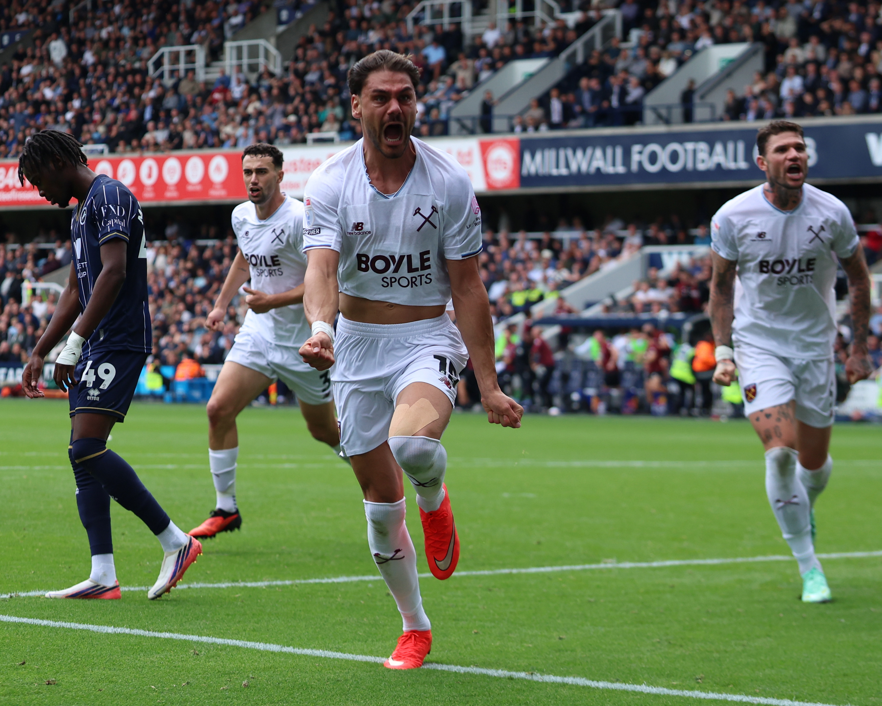 Kanté and Mavropanos rescue late point for West Ham in derby thriller at Millwall