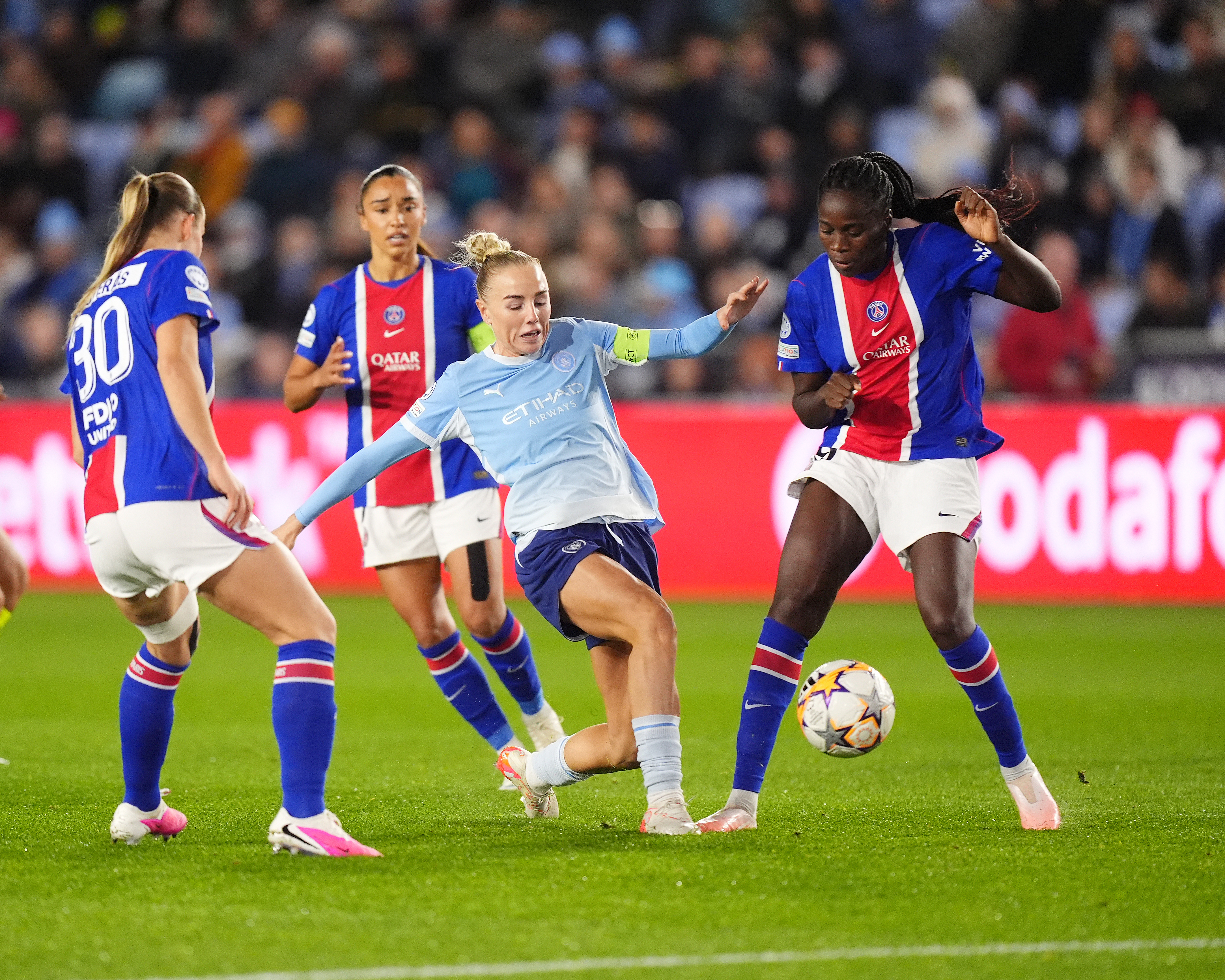 Manchester City v Paris Saint-Germain: Women’s Champions League – live