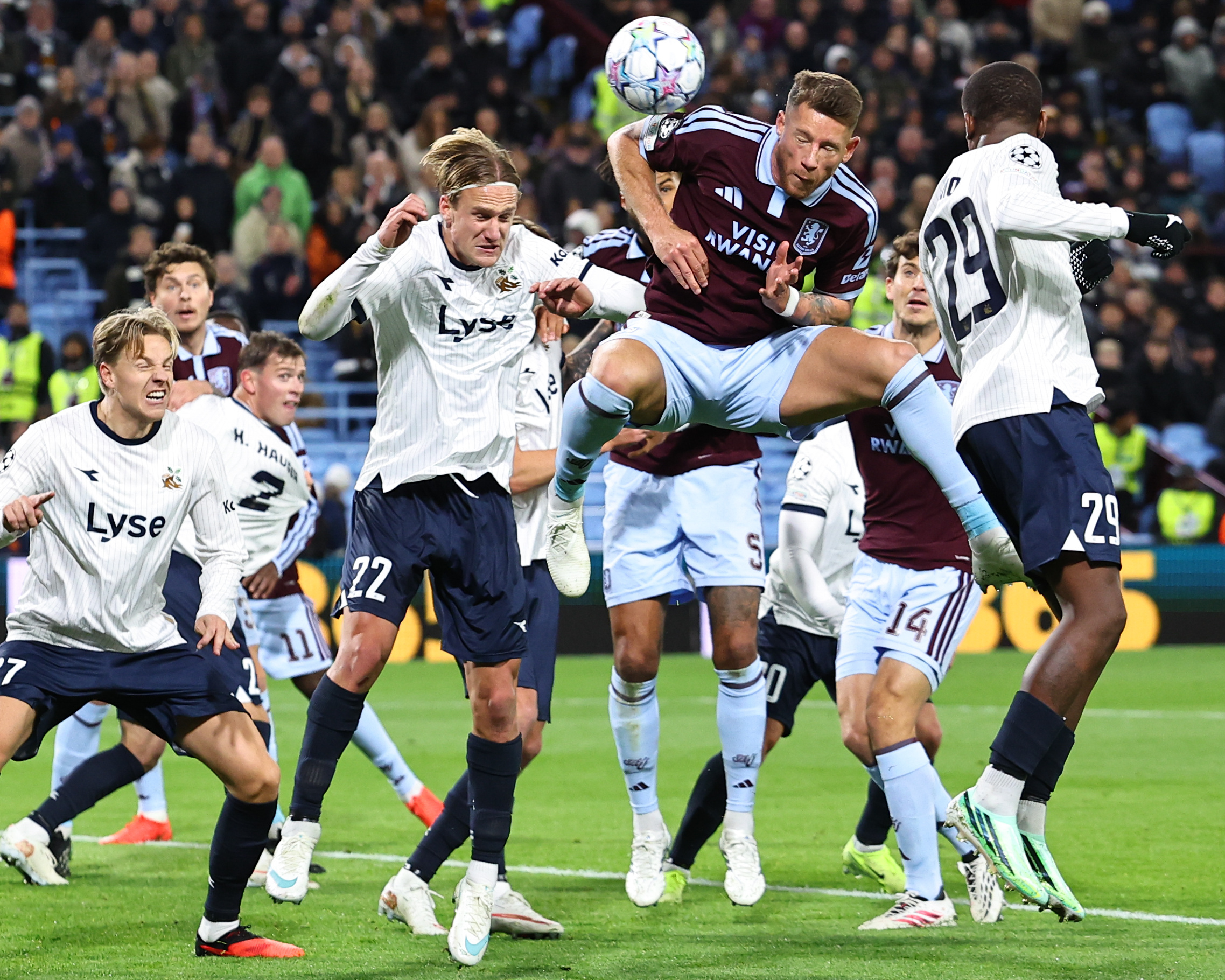 Aston Villa v Viking, Real Madrid v RB Leipzig and more: Champions League – live