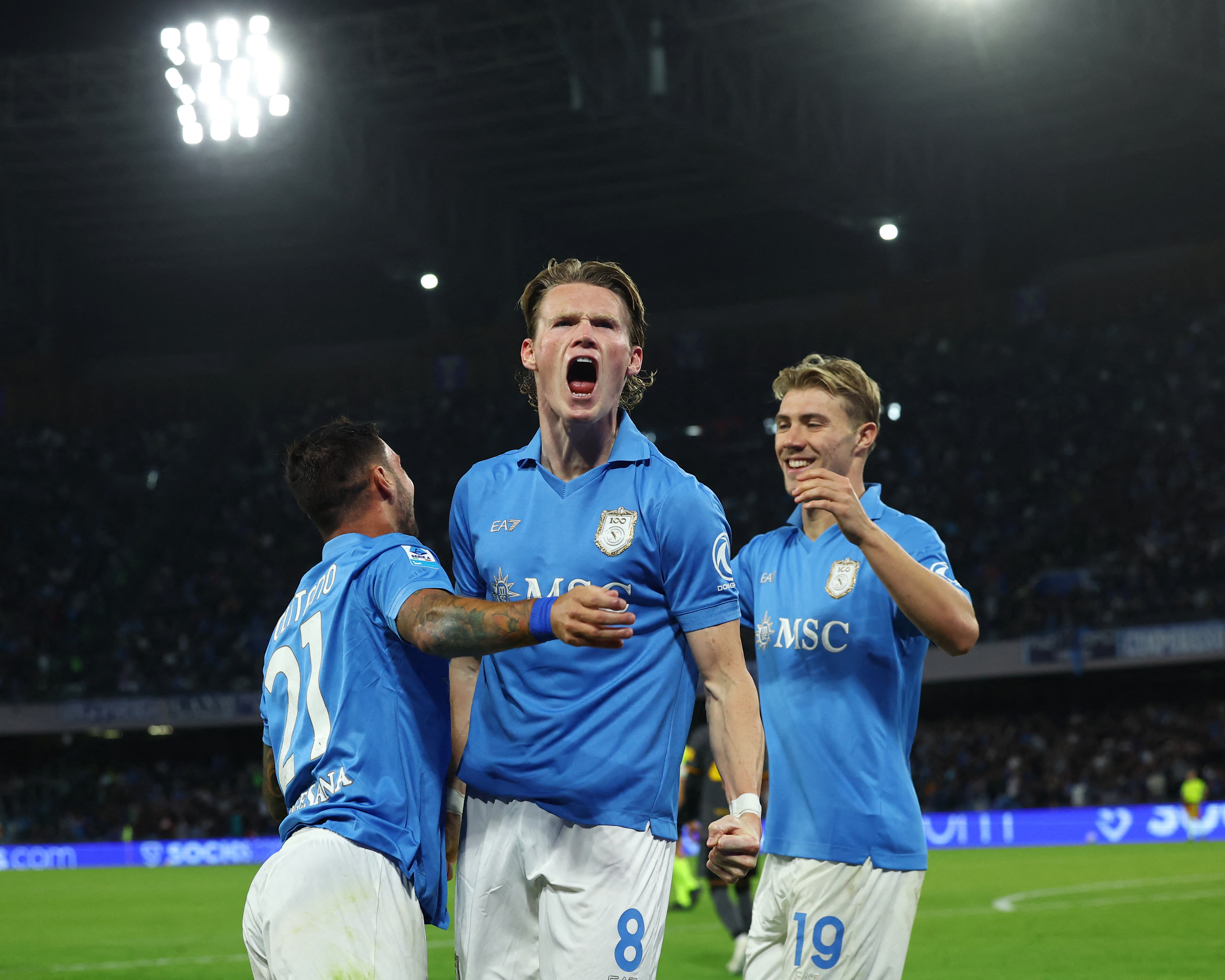 McTominay stars in Napoli draw that leaves Allegri ‘not lucid enough’ to talk
