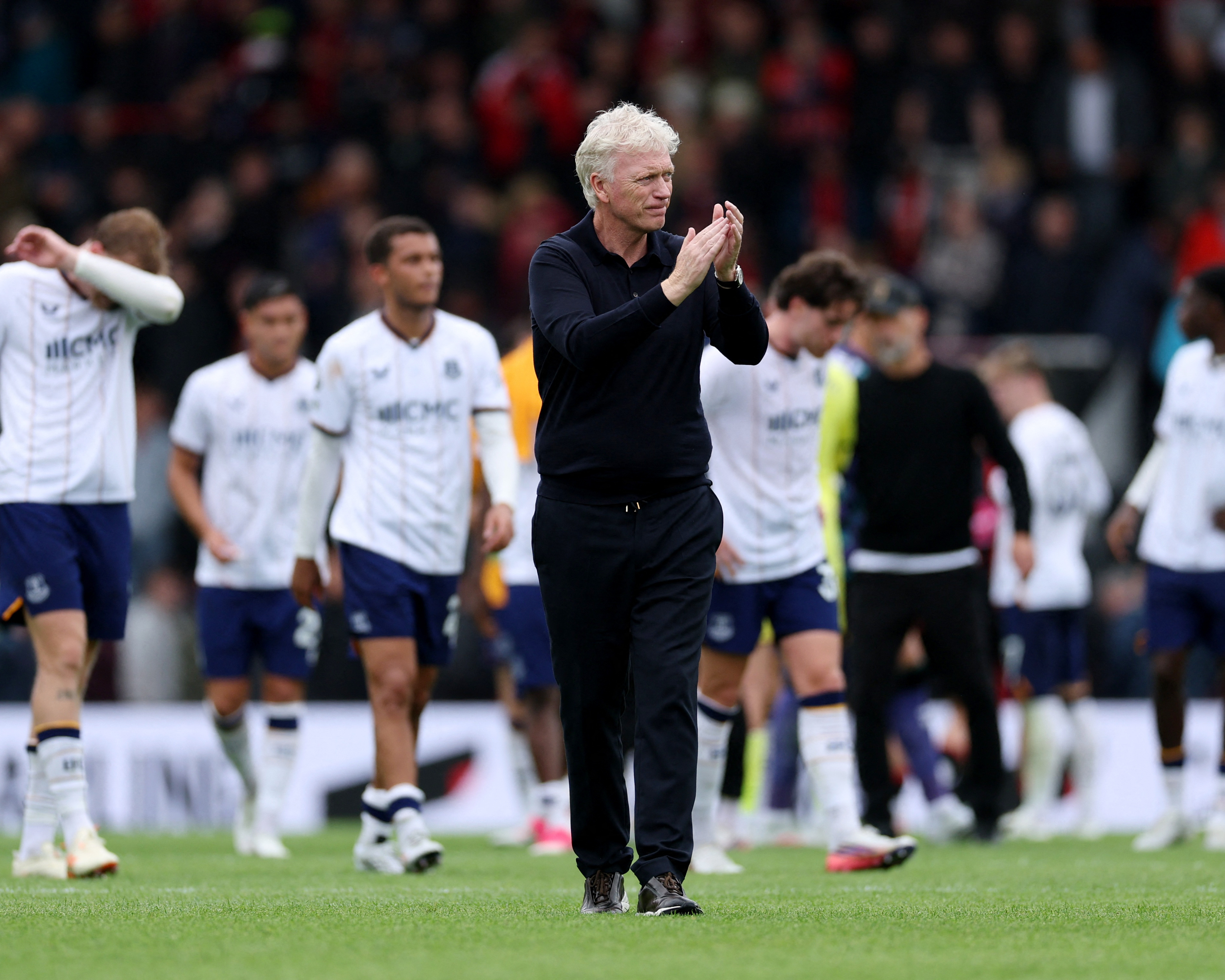 Moyes reveals he has never spoken to Everton owner but is defiant after transfer blows